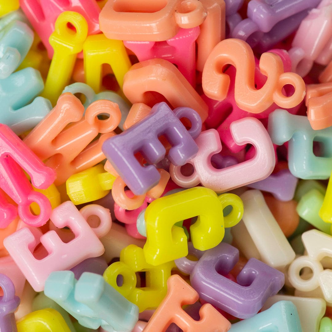 Pastel Acrylic Initial Charms (Mixed)
