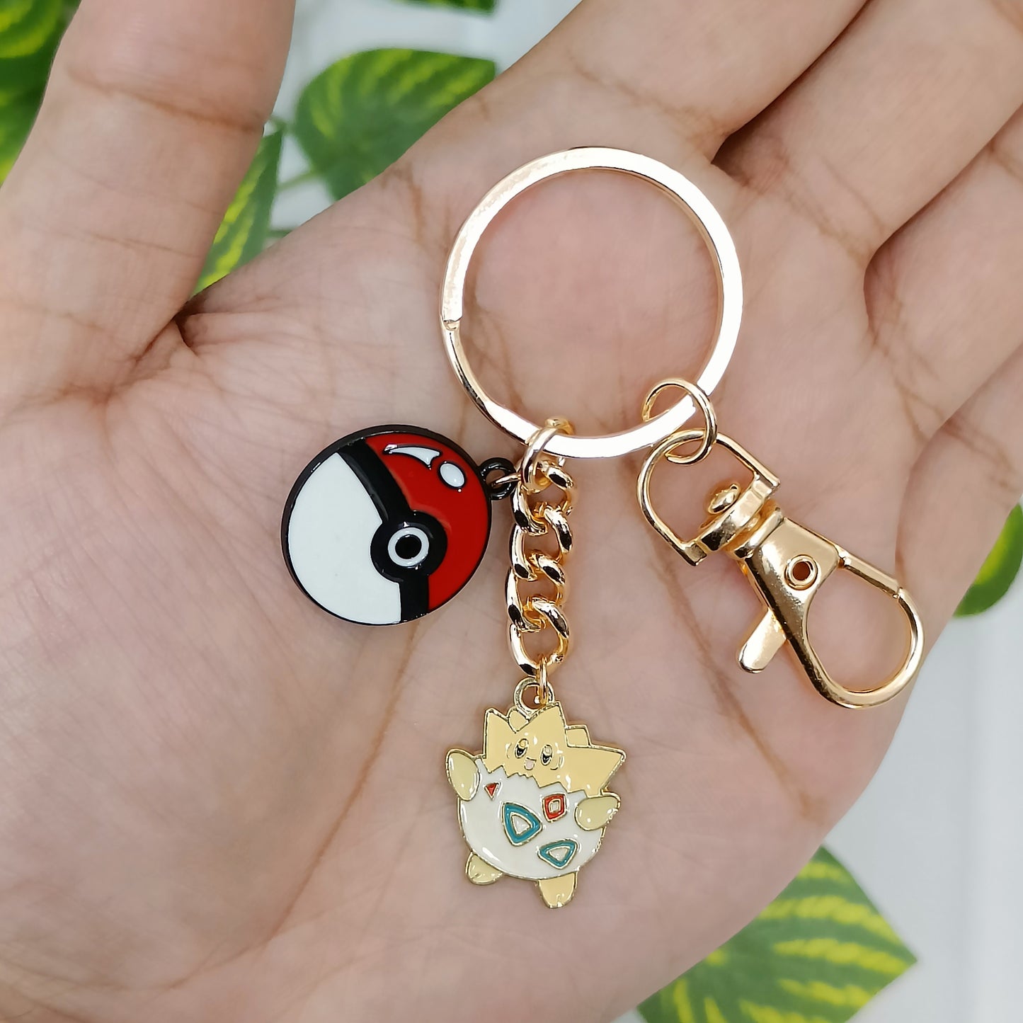Togepi Pokemon & Pokeball Bag Charm Keychain