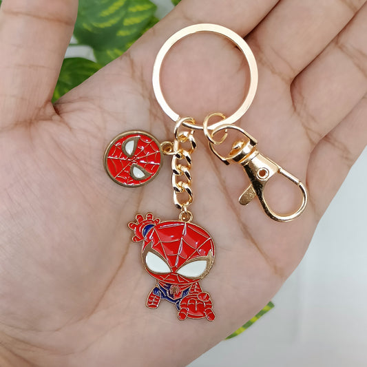 Spiderman Avengers Superhero Bag Charm Keychain