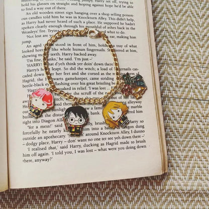 Harry Potter Characters & Hogwarts Charms Bracelet
