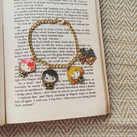 Harry Potter Characters & Hogwarts Charms Bracelet