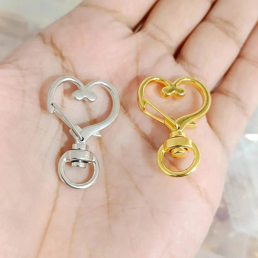 Heart-Shaped Dog Hooks (33mm)