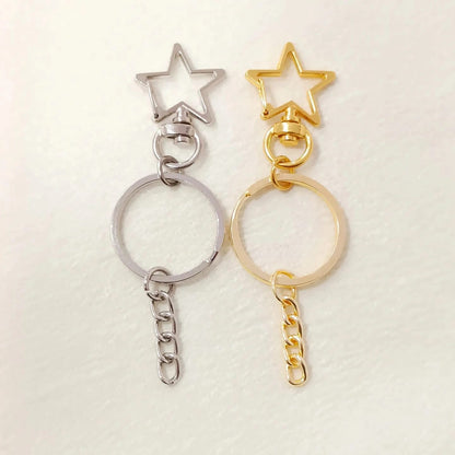 Star-Shaped Bag Charm Keychains