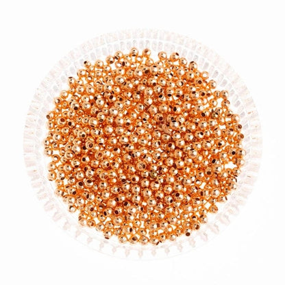 Round Metal Spacer Beads