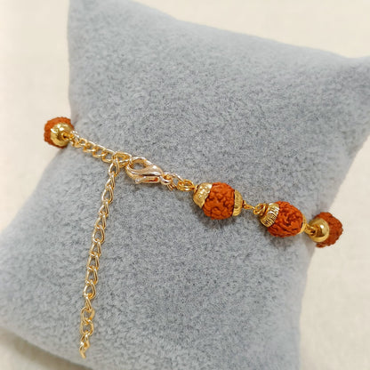 Natural Rudraksha Beads Bracelet for Women