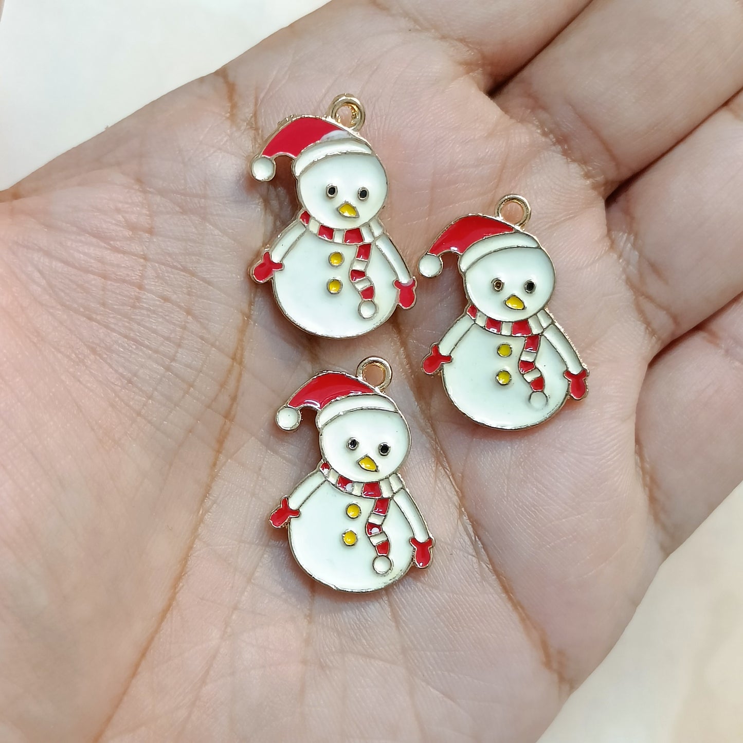 Chonky Snowman Metal Charms