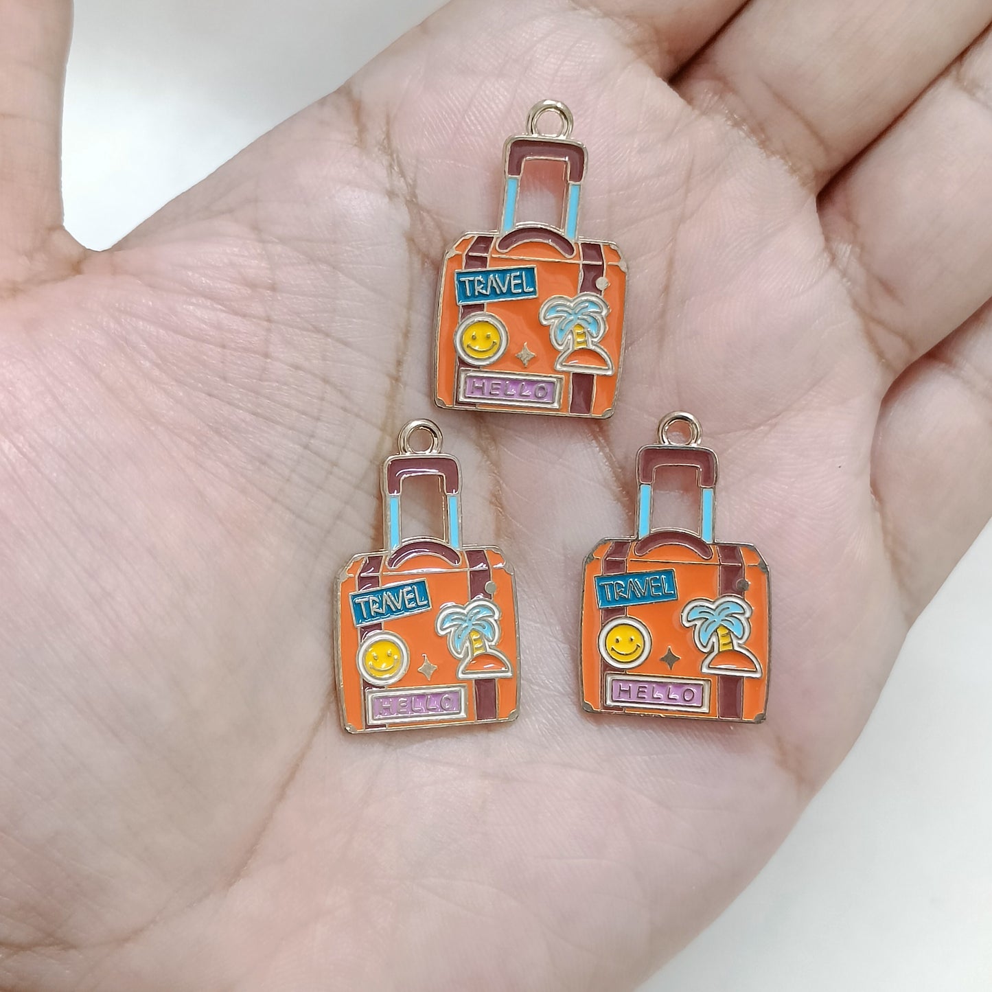 Travel Trolley Metal Charms