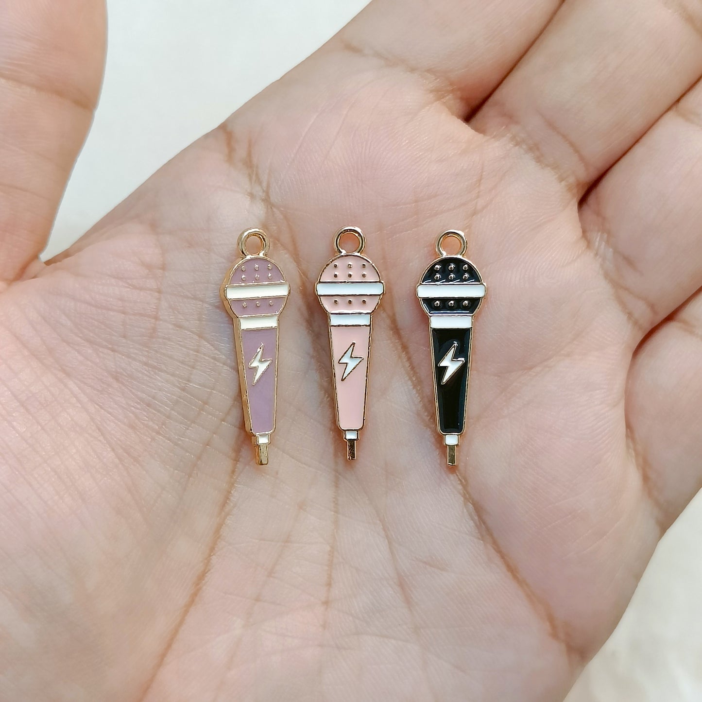 Cute Pastel Mic Charms